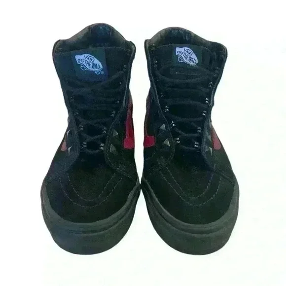 Vans Sk8-Hi Shoes With Black Studs Size 7 - Picture 4 of 7